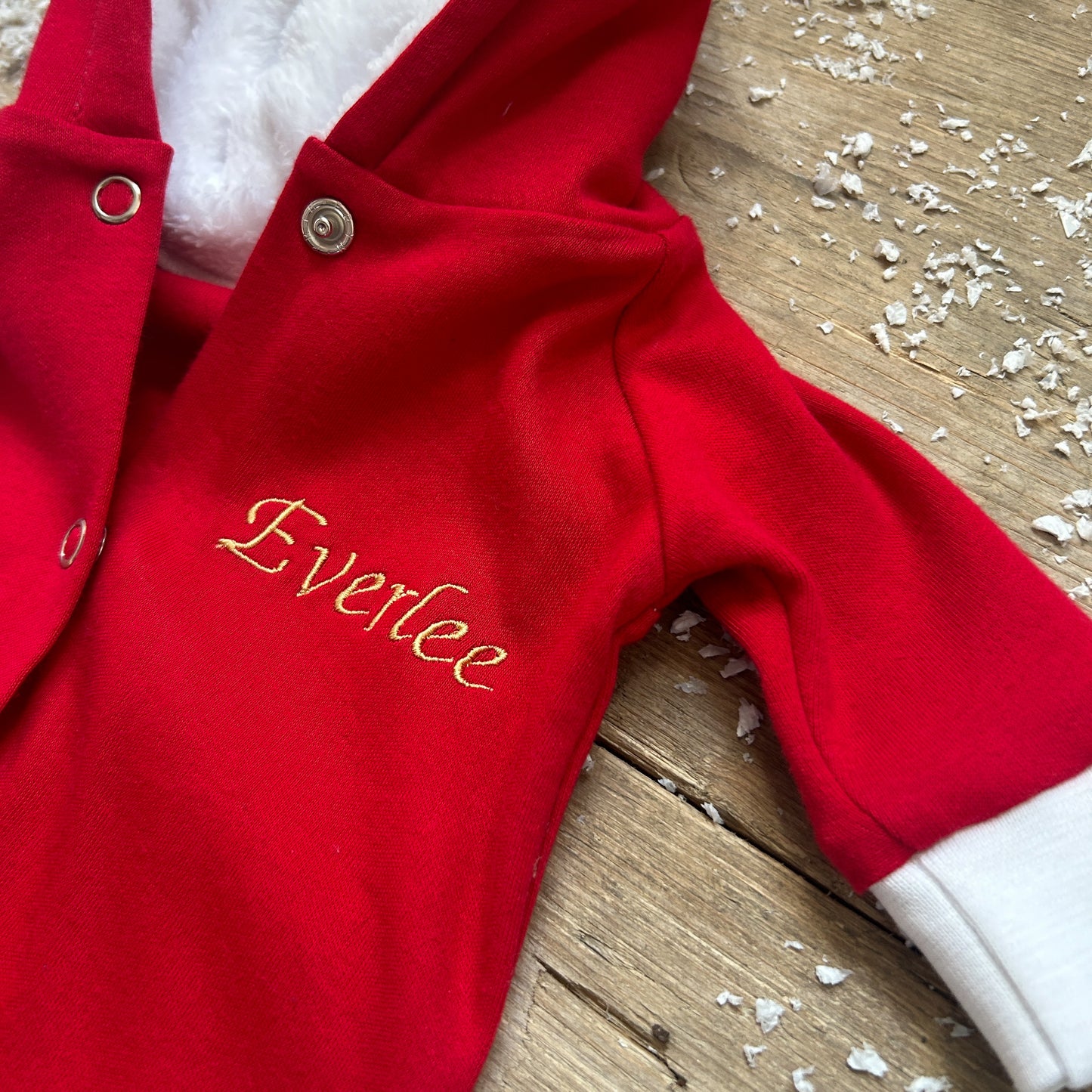 Santa personalised romper