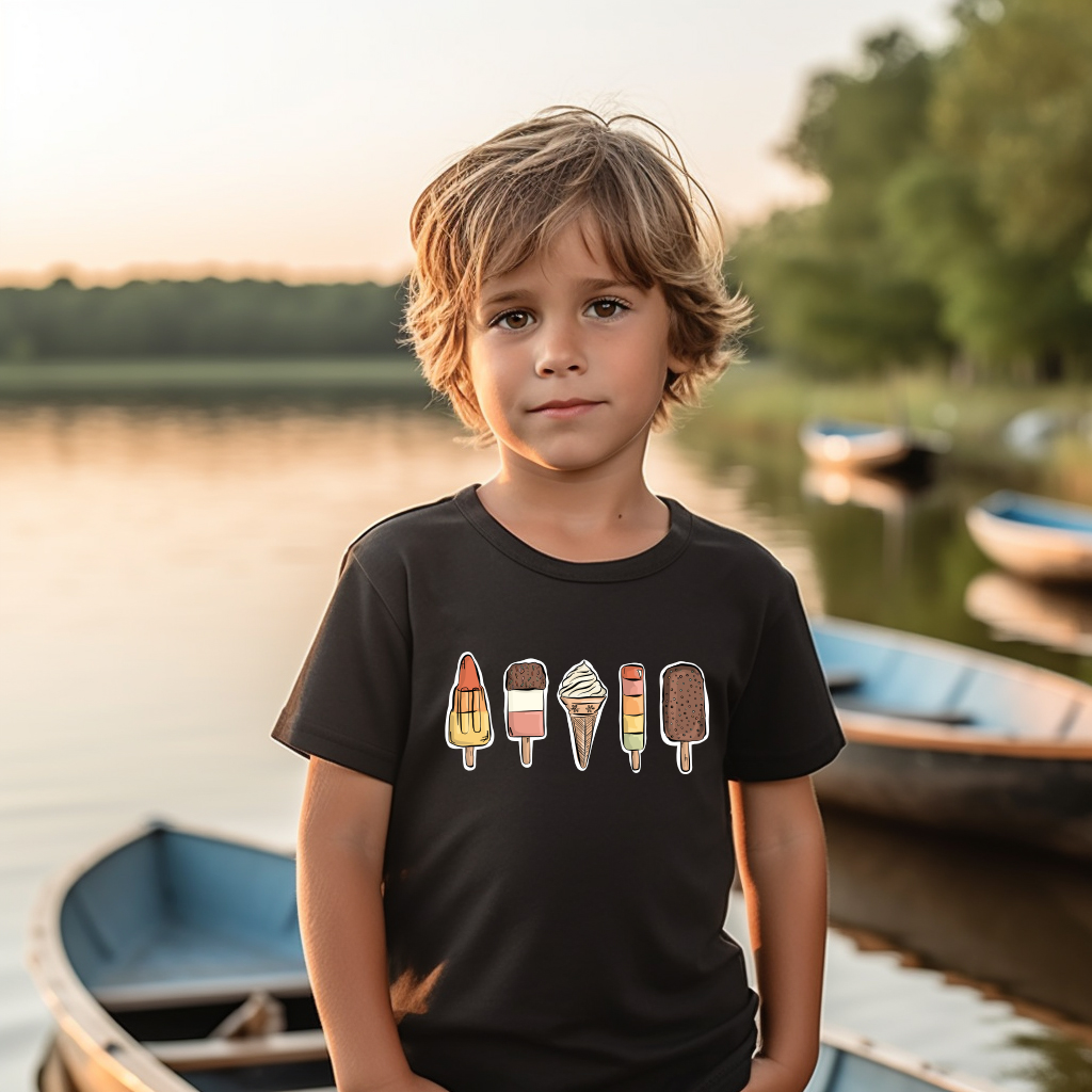 Organic Ice Cream T-shirt 3-14 Years