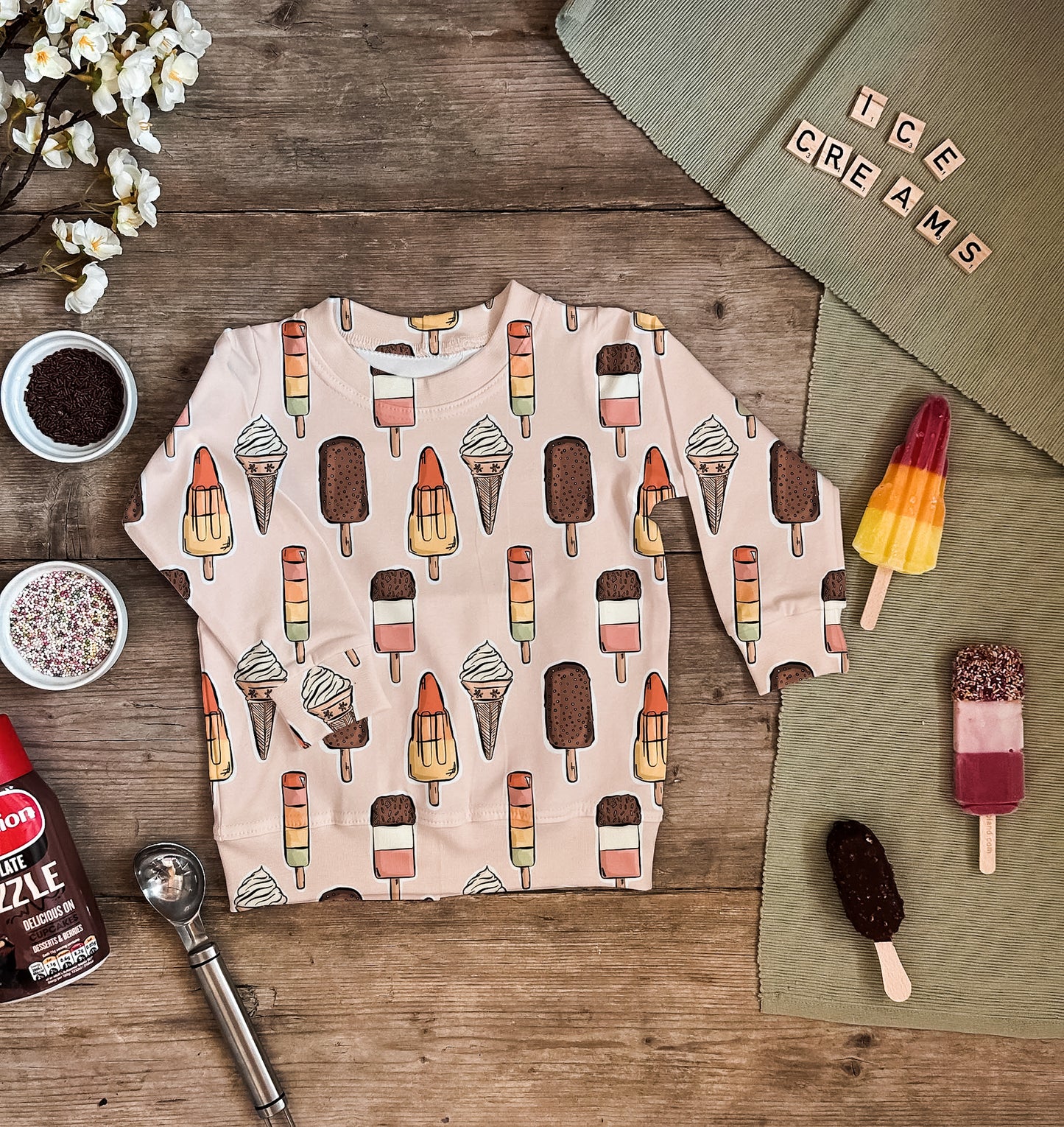 Pink Ice Creams Sweatshirt
