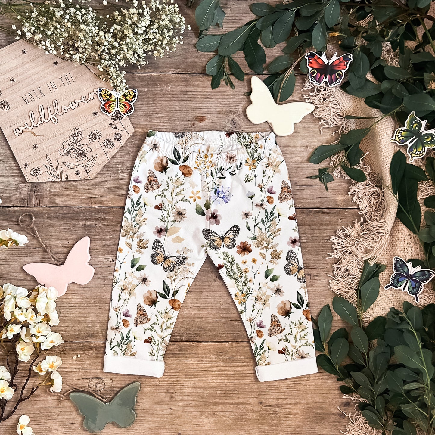 Summer Meadow Cropped Leggings