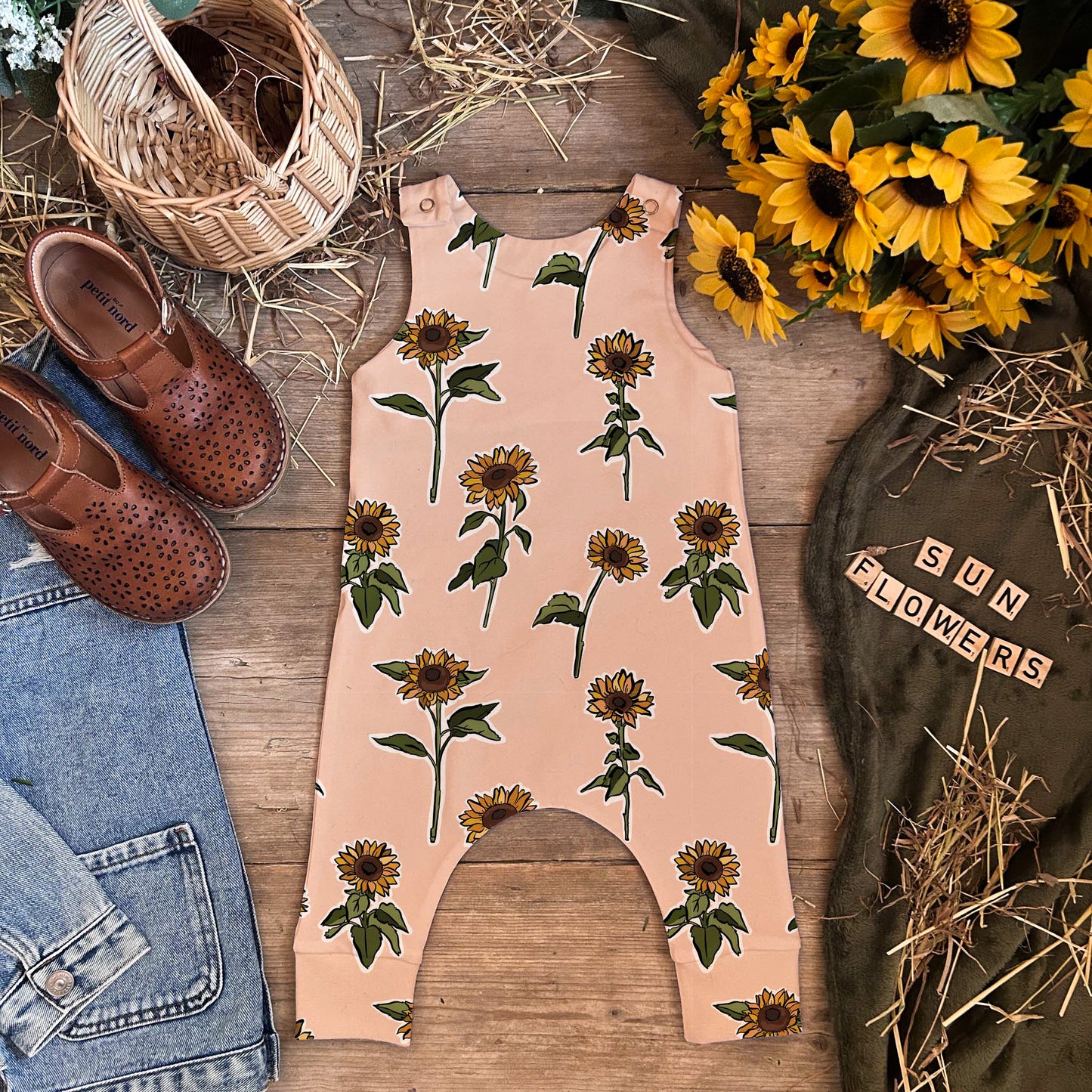 Sunflowers Romper