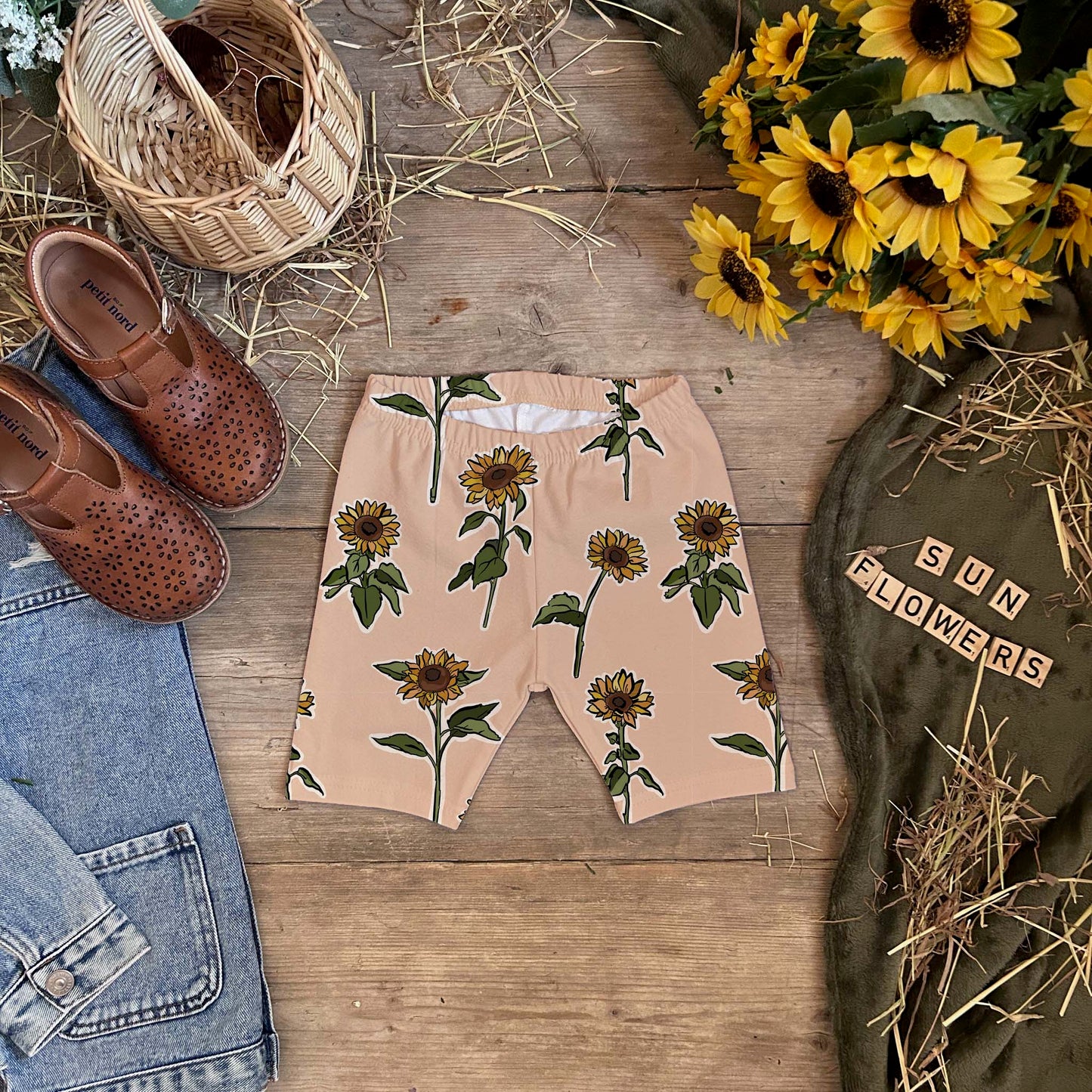 Sunflowers Cycling Shorts