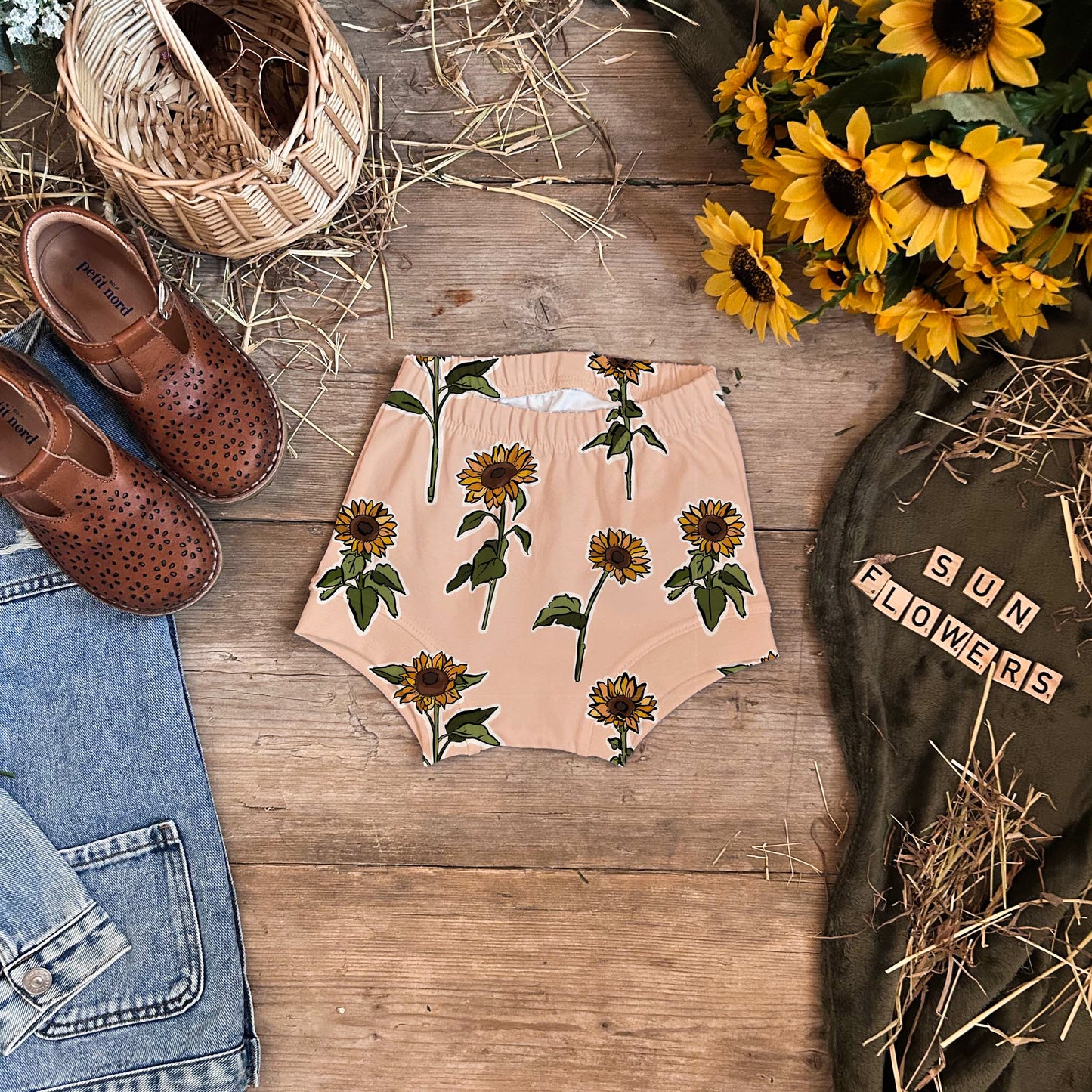 Sunflowers High Waist Bloomers