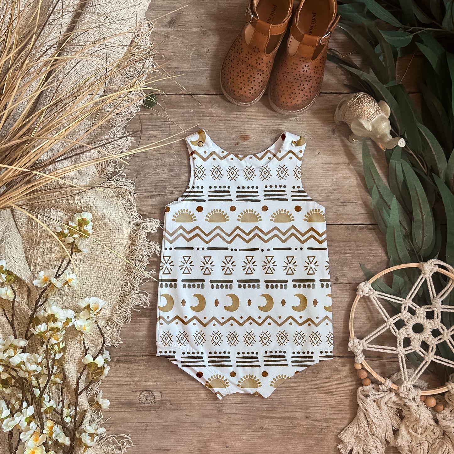 Aztec Bloomer Romper