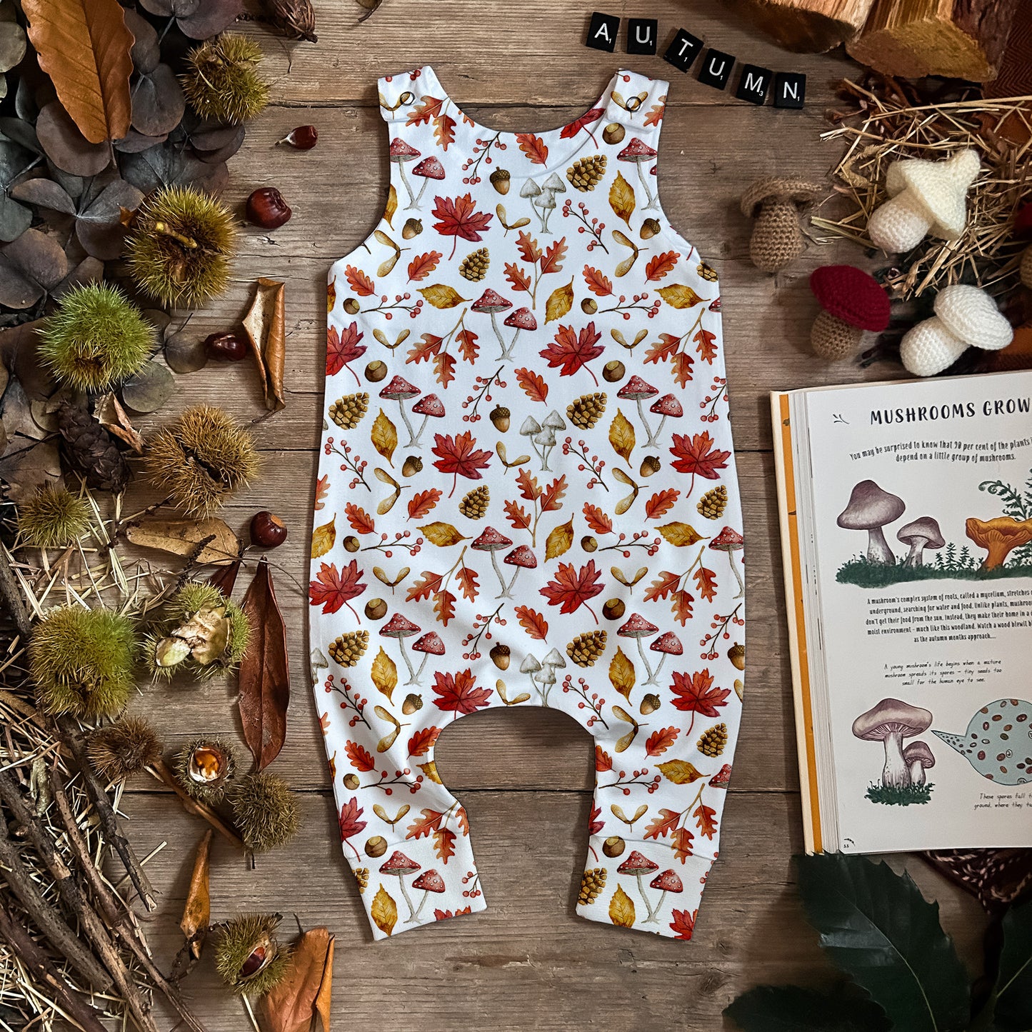 Autumn Leaves Romper