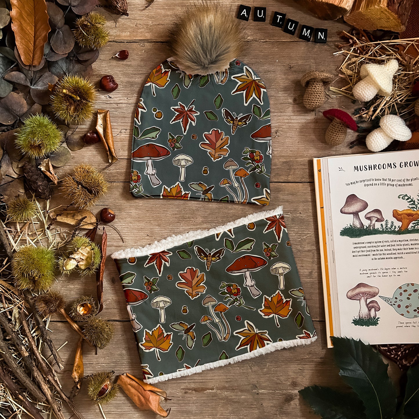 Forest Forage Bobble Hat