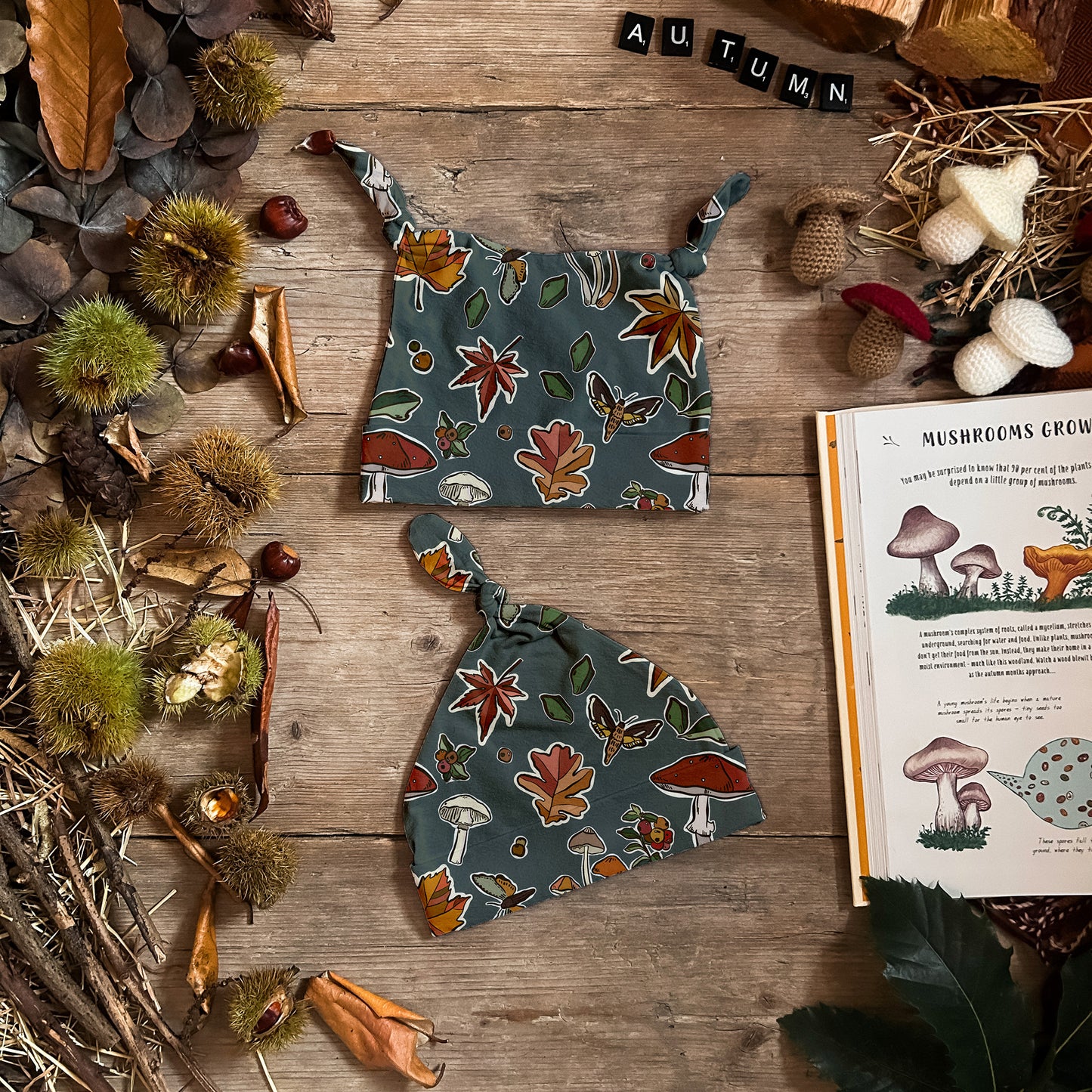 Forest Forage Knotted Hats