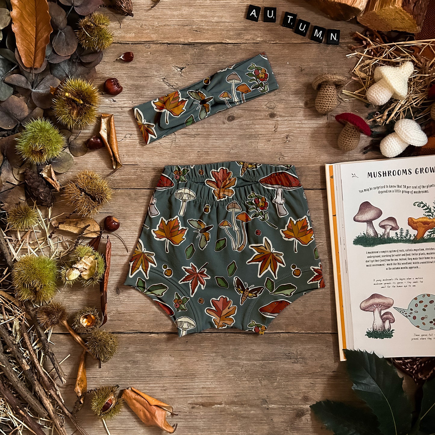 Forest Forage High Waist Bloomers