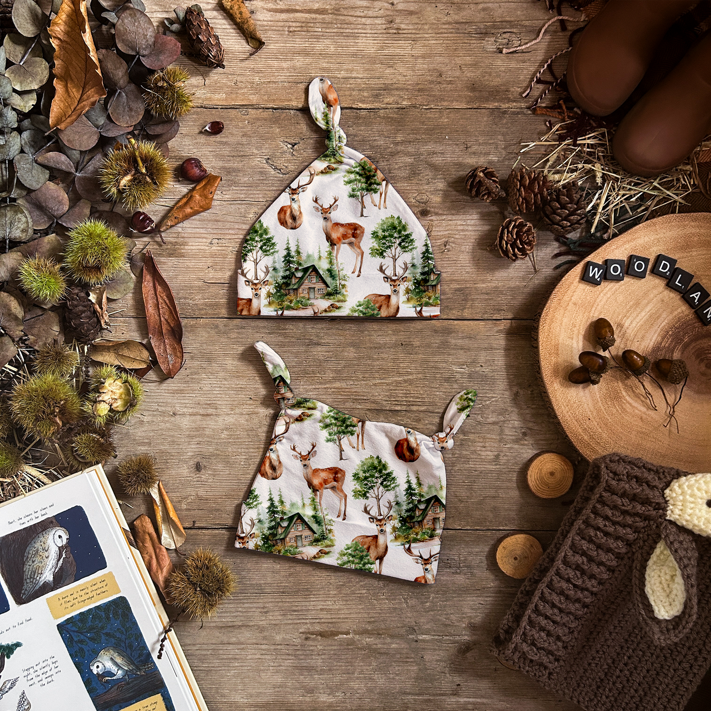 Mountain Lodge Knotted Hats