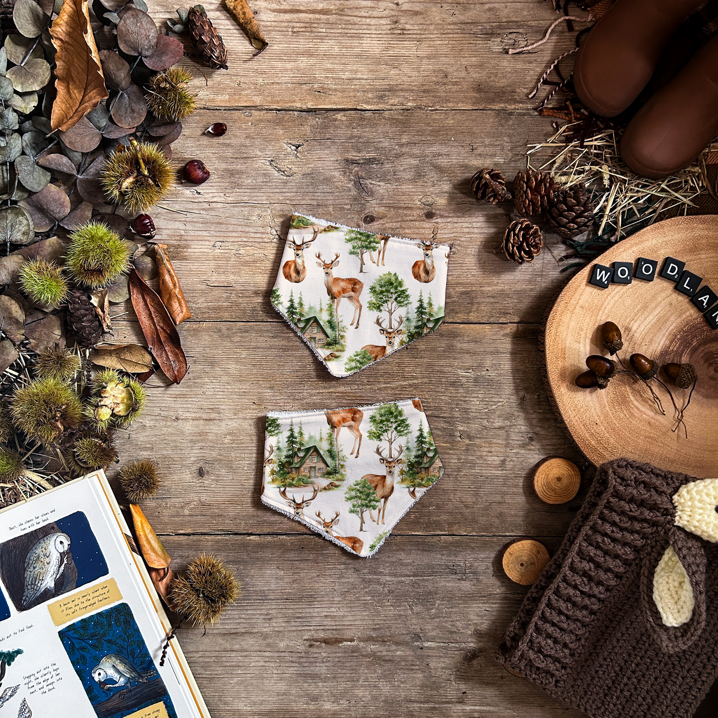 Mountain Lodge Dribble Bib