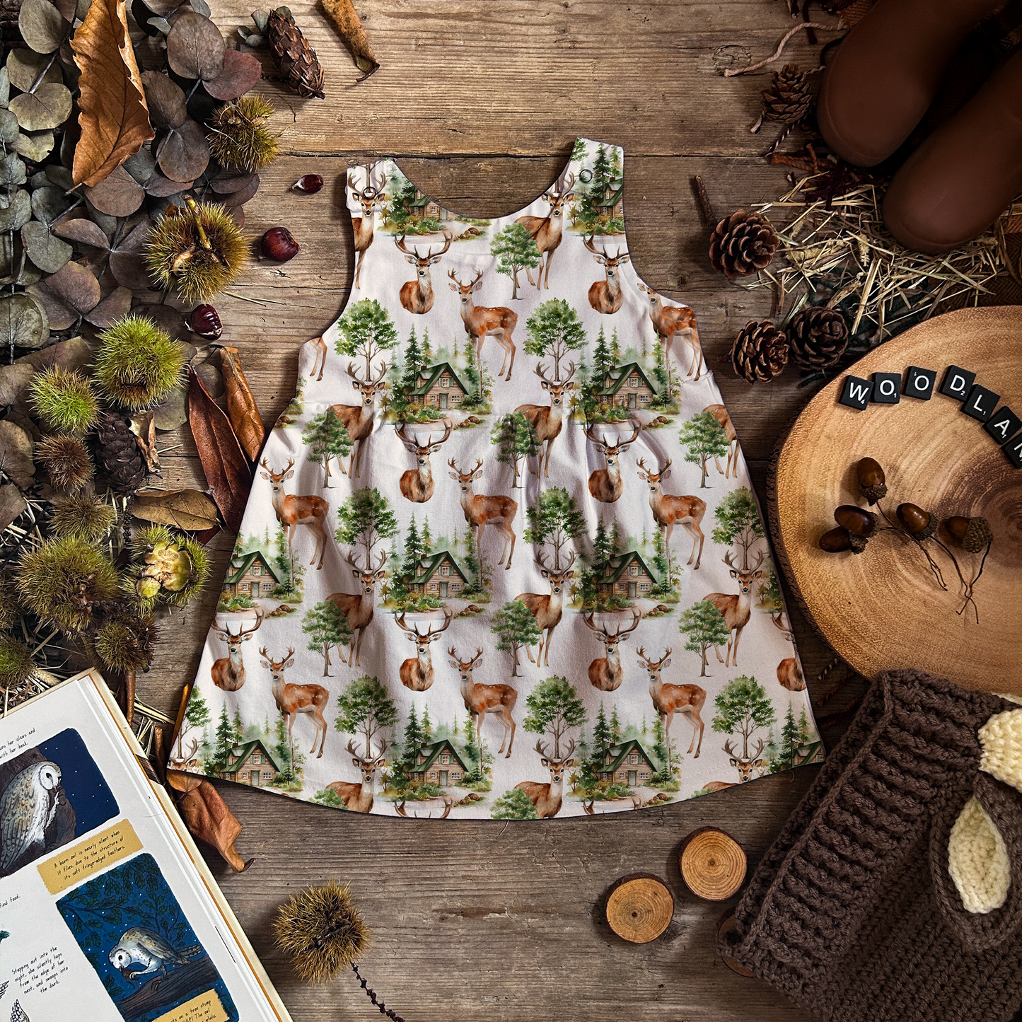 Mountain Lodge Pinafore Dress