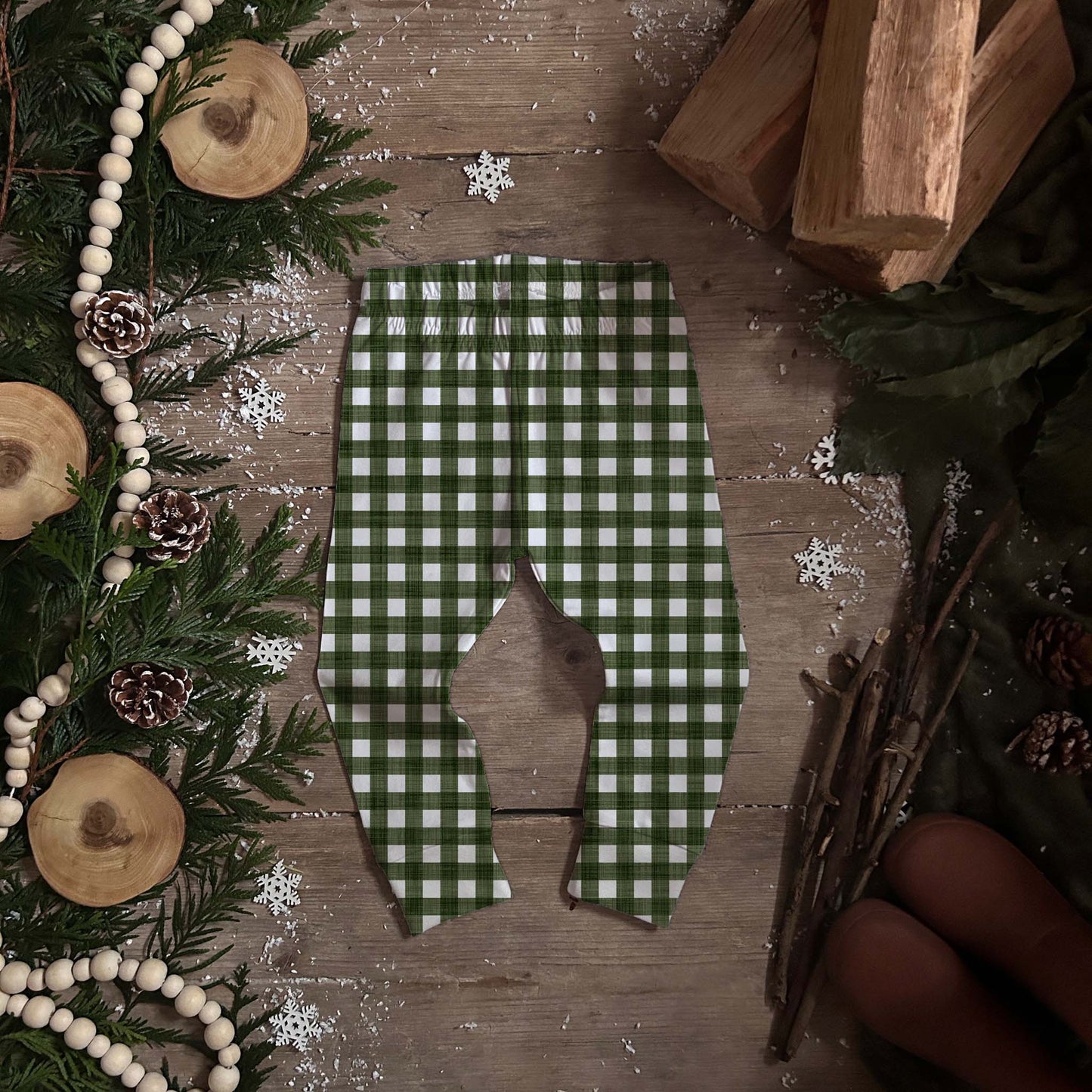 Forest Check Leggings
