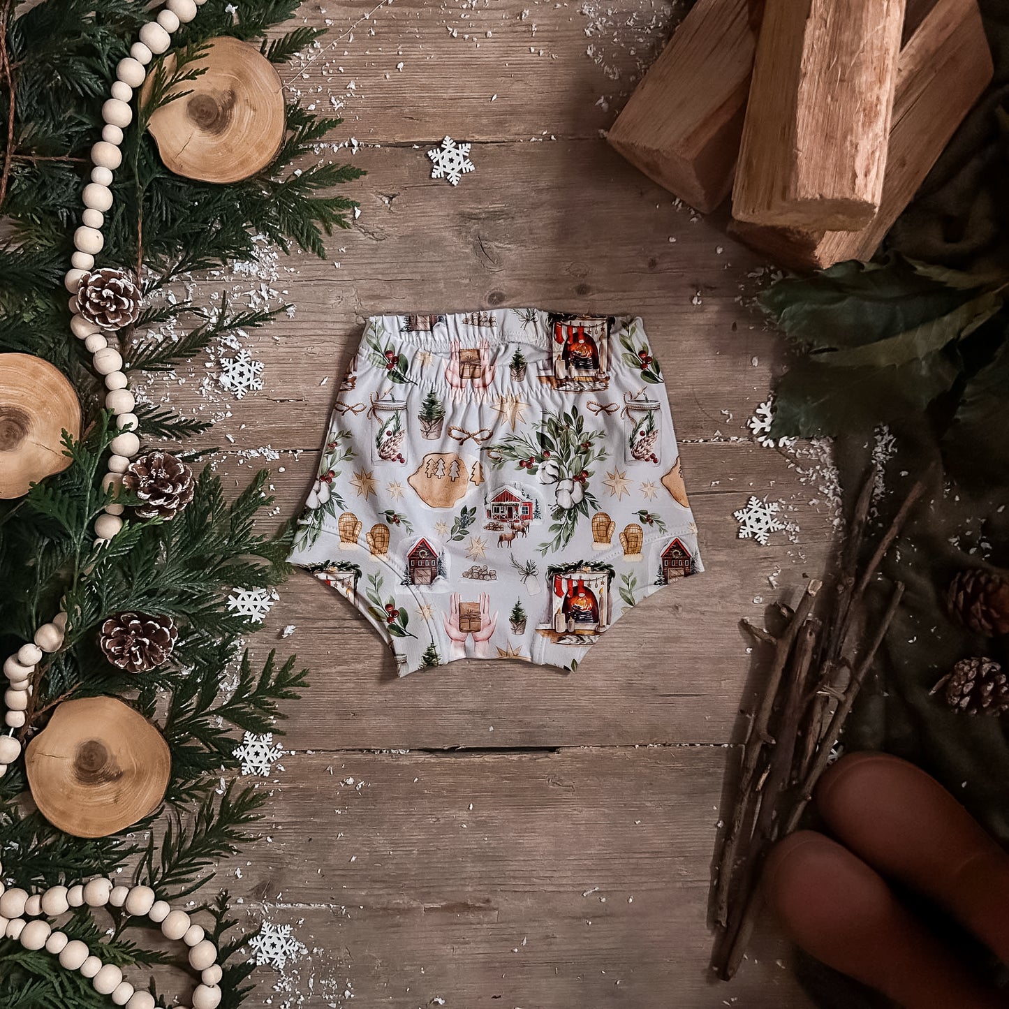 Cosy Christmas High Waist Bloomers