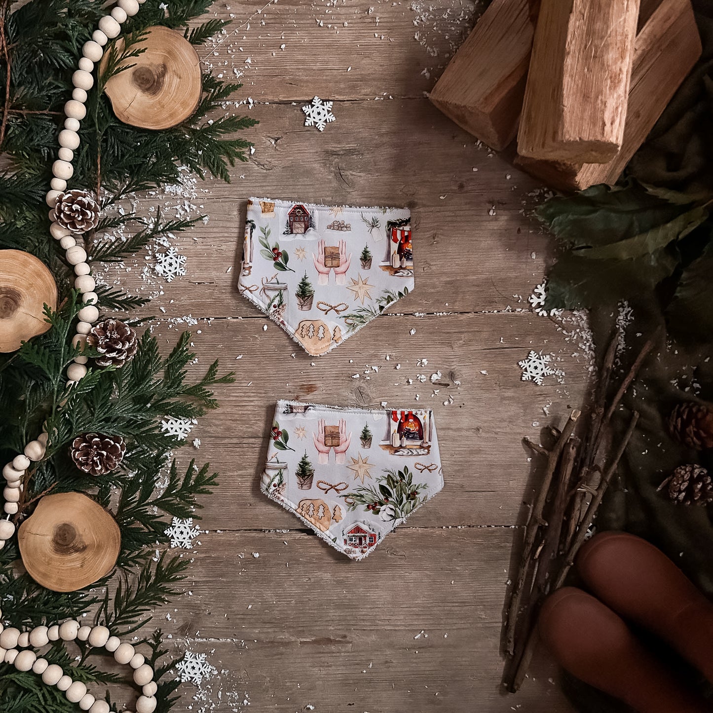 Cosy Christmas Dribble Bib