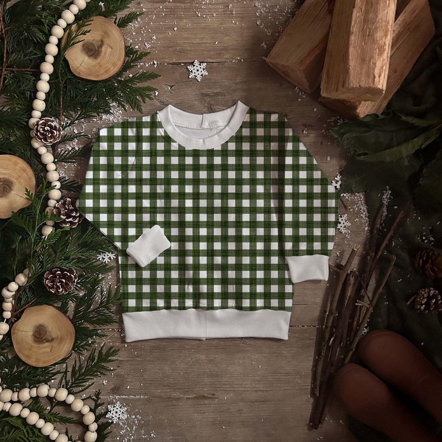 Forest Check Sweatshirt