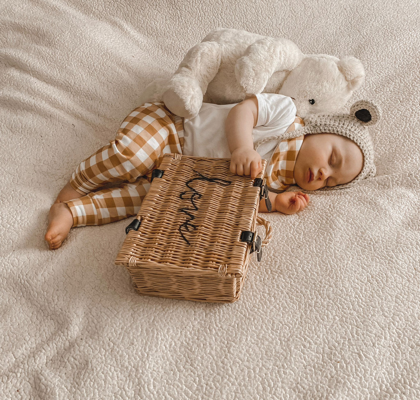 Yellow Plaid Leggings