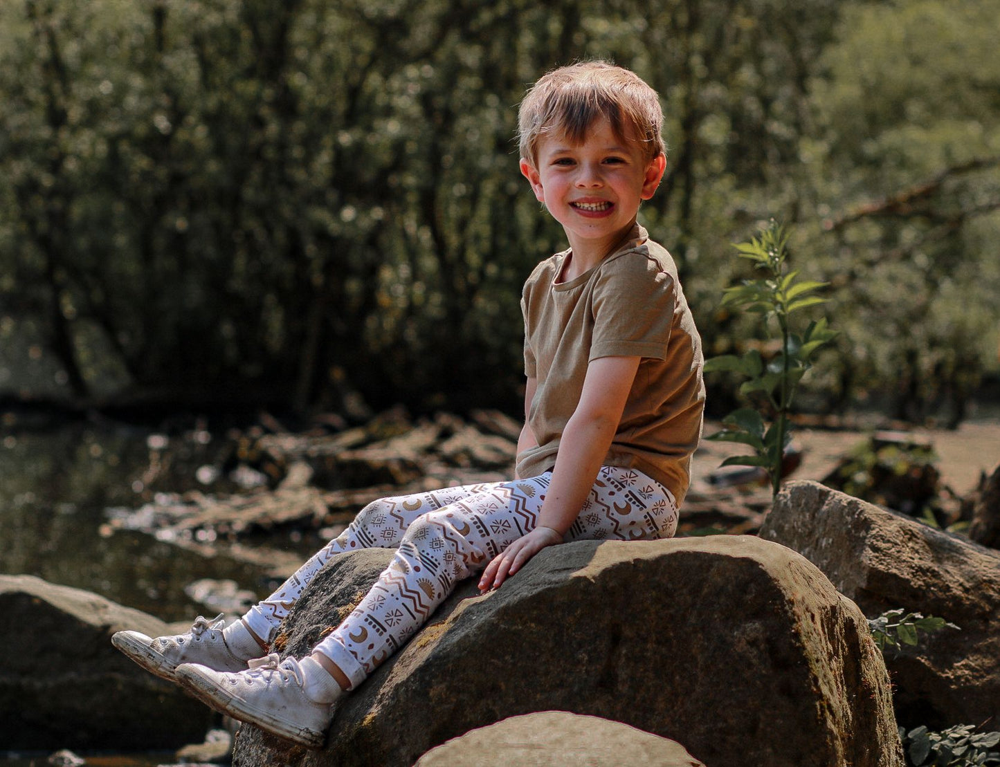 Aztec Cropped Leggings