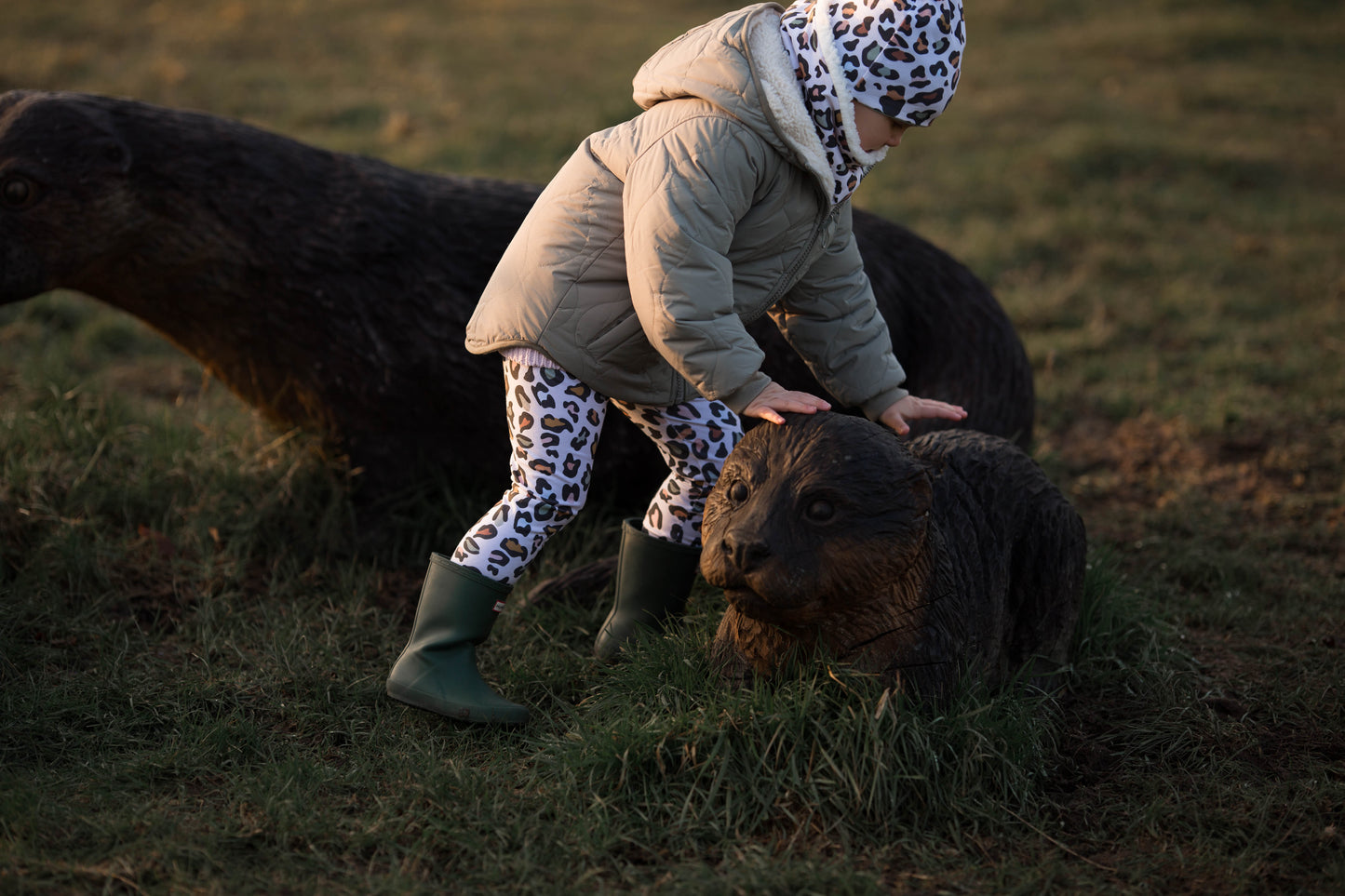 Watercolour Leopard Leggings