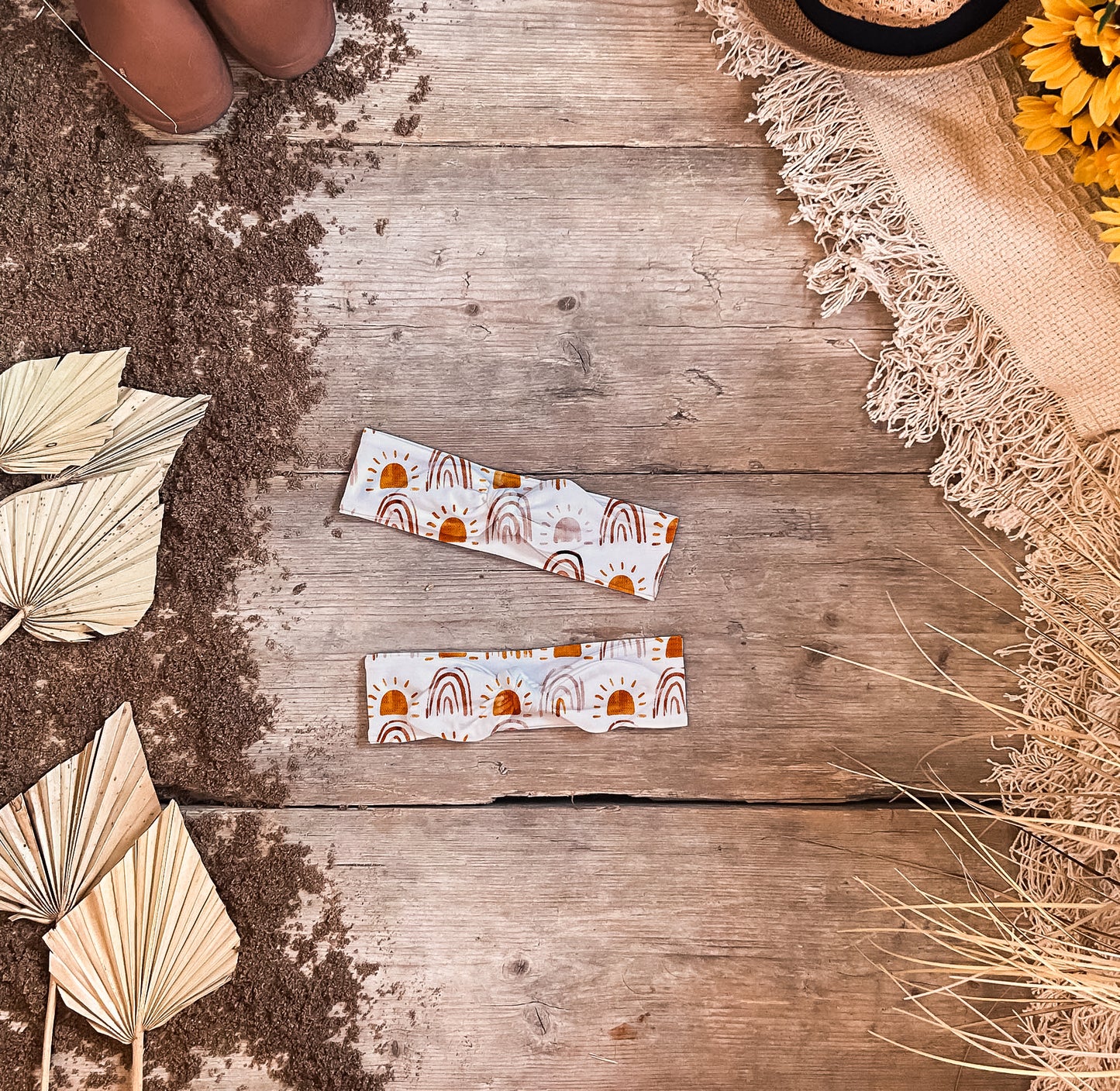 Boho Suns Knot Bow Headband