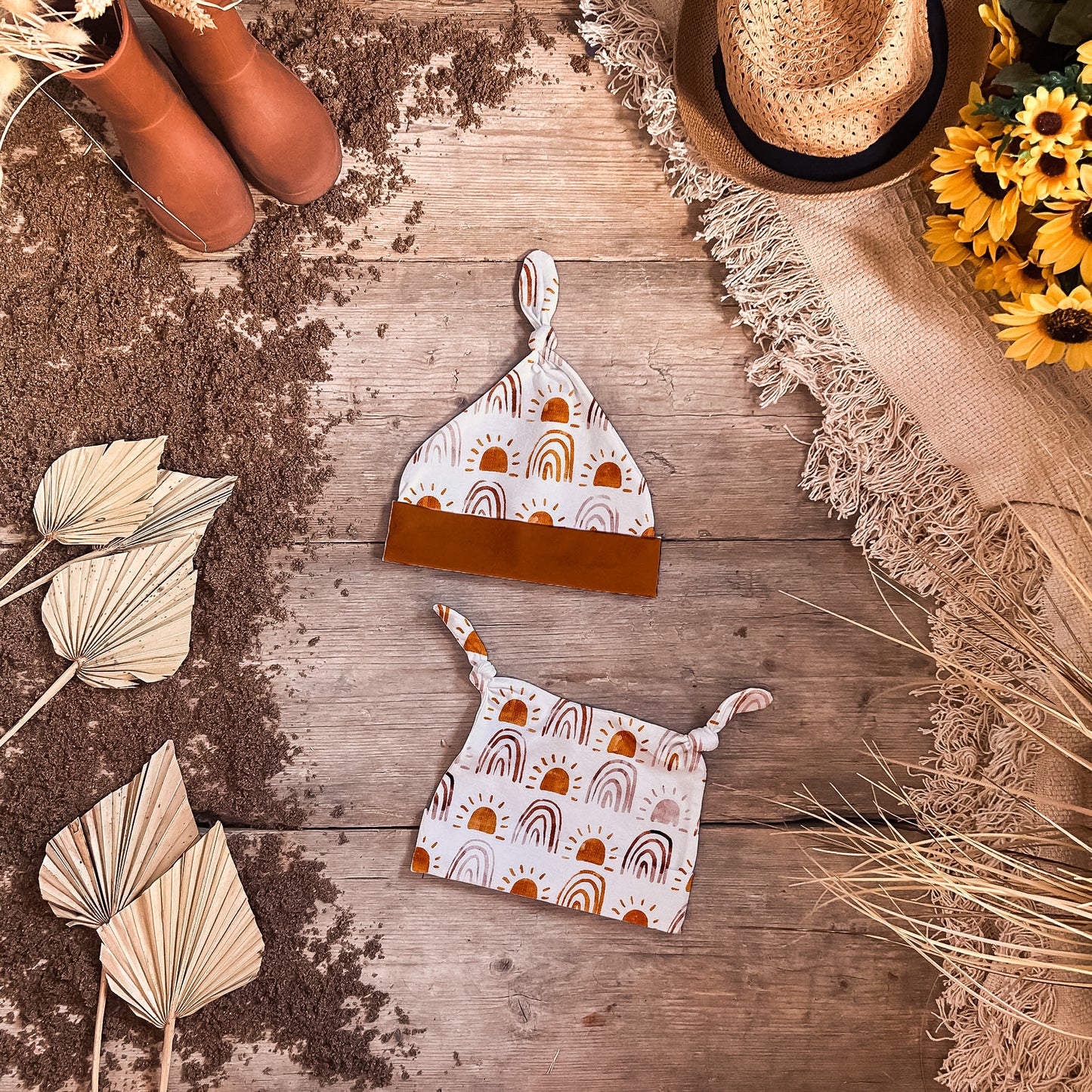 Boho Suns Knotted Hats