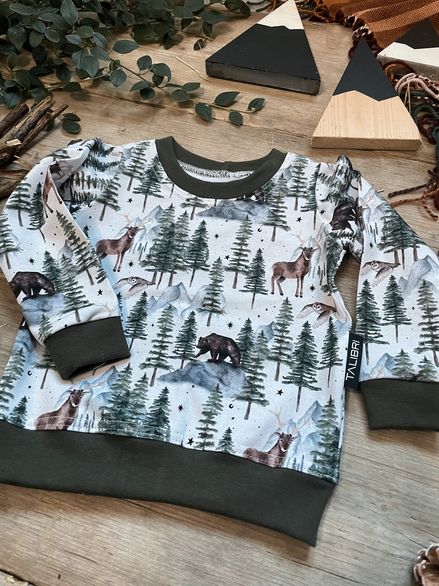 Winter Mountain Sweatshirt 6-9 Months