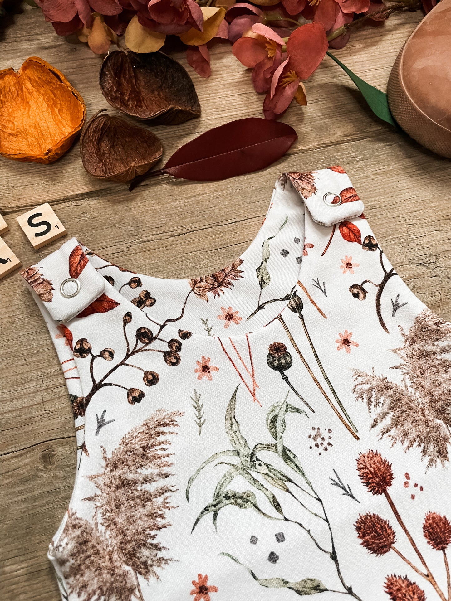 Wildflowers Footed Romper