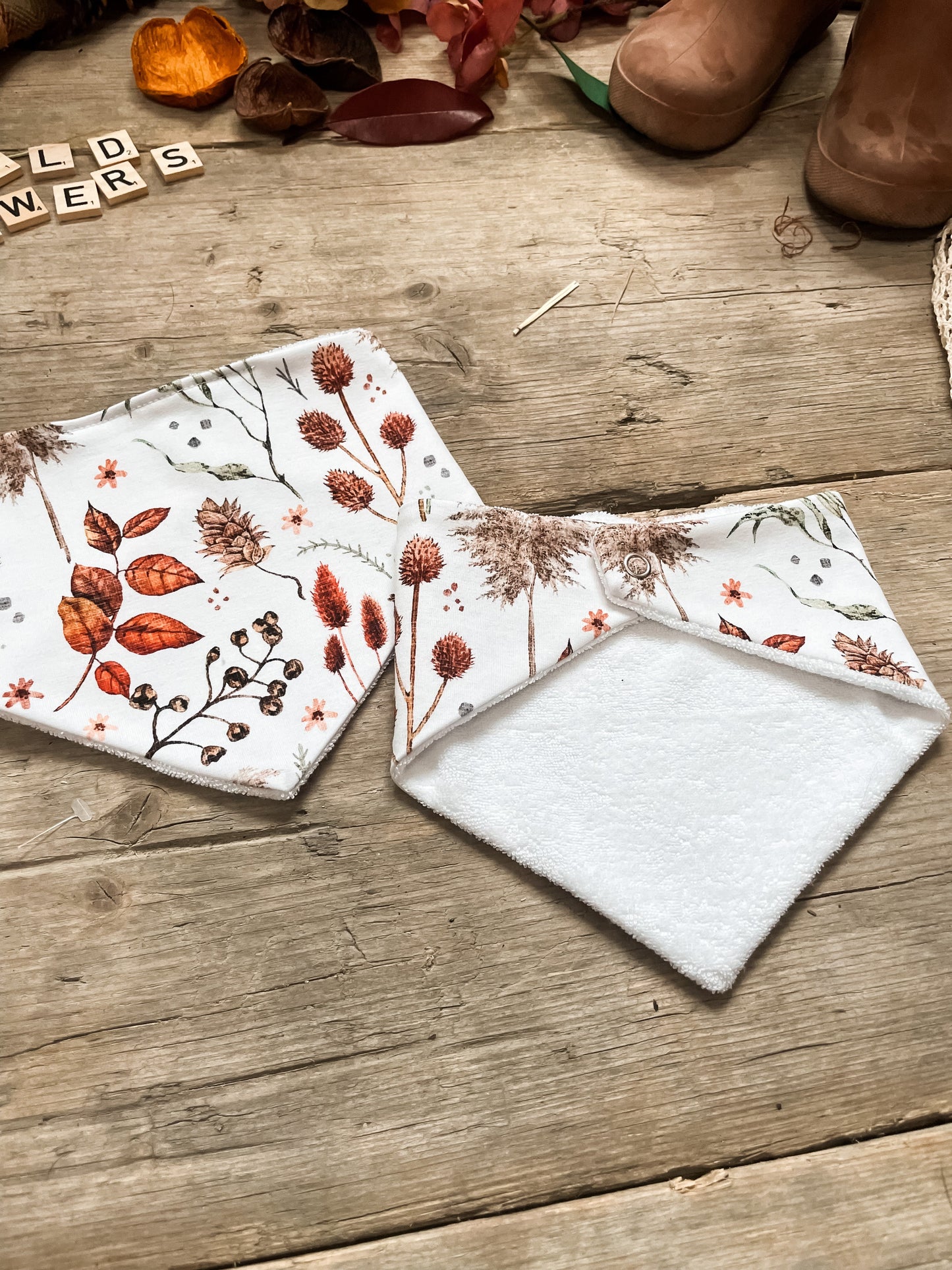 Wildflowers Dribble Bib