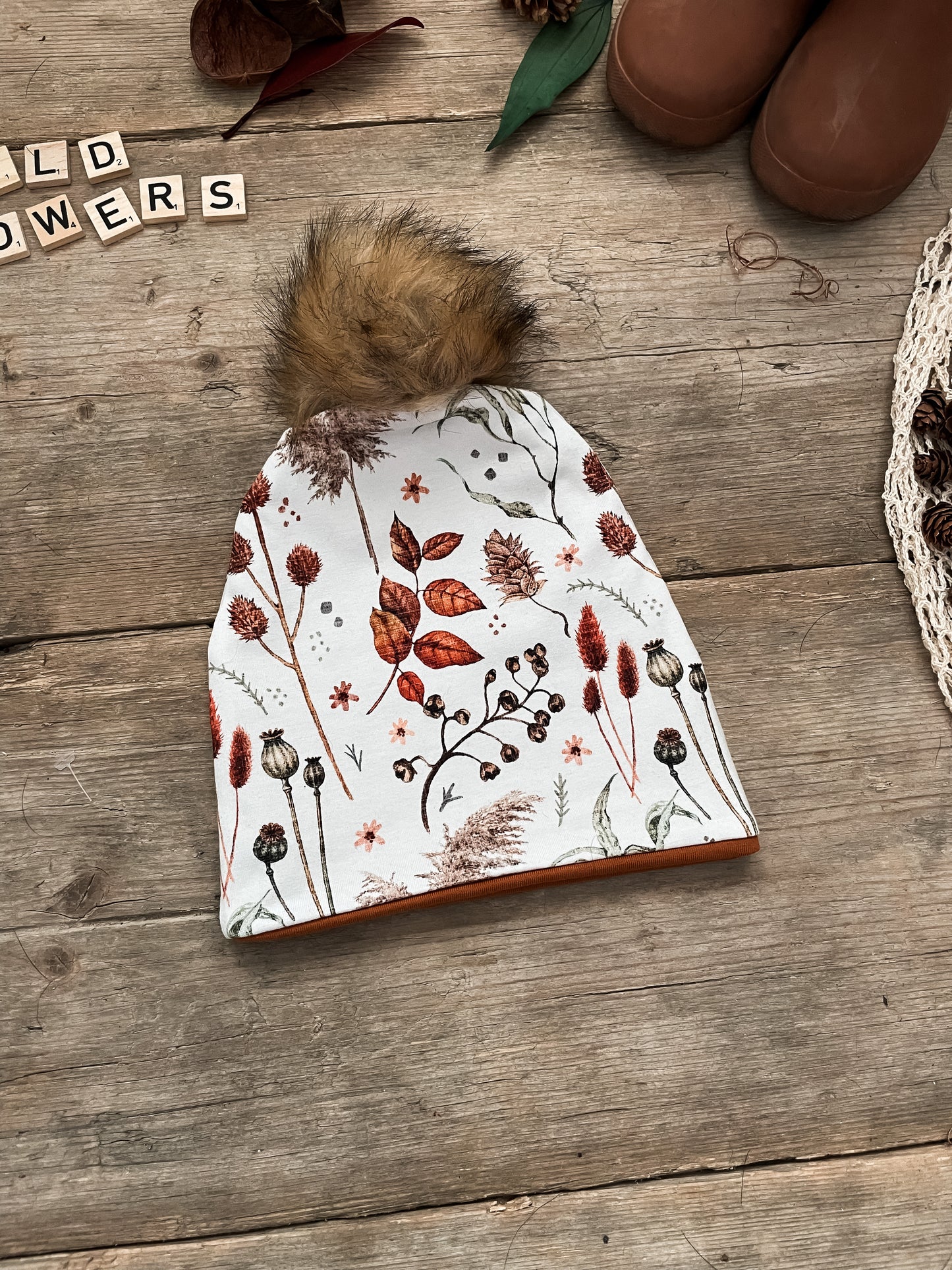 Wildflowers Bobble Hat