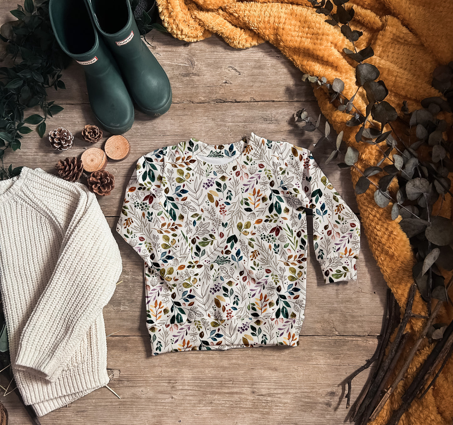 Watercolour Foliage Sweatshirt