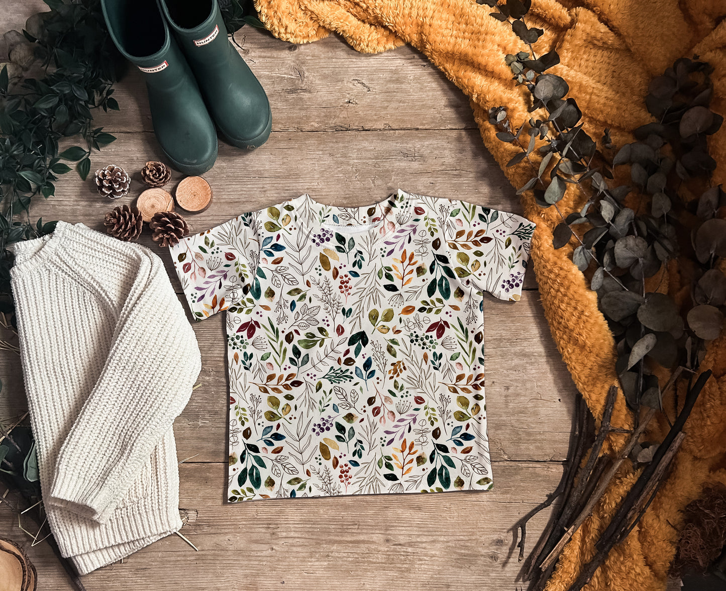 Watercolour Foliage T-shirt