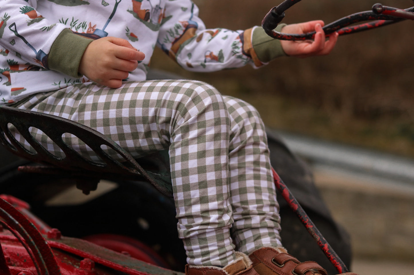 Spring Plaid Leggings