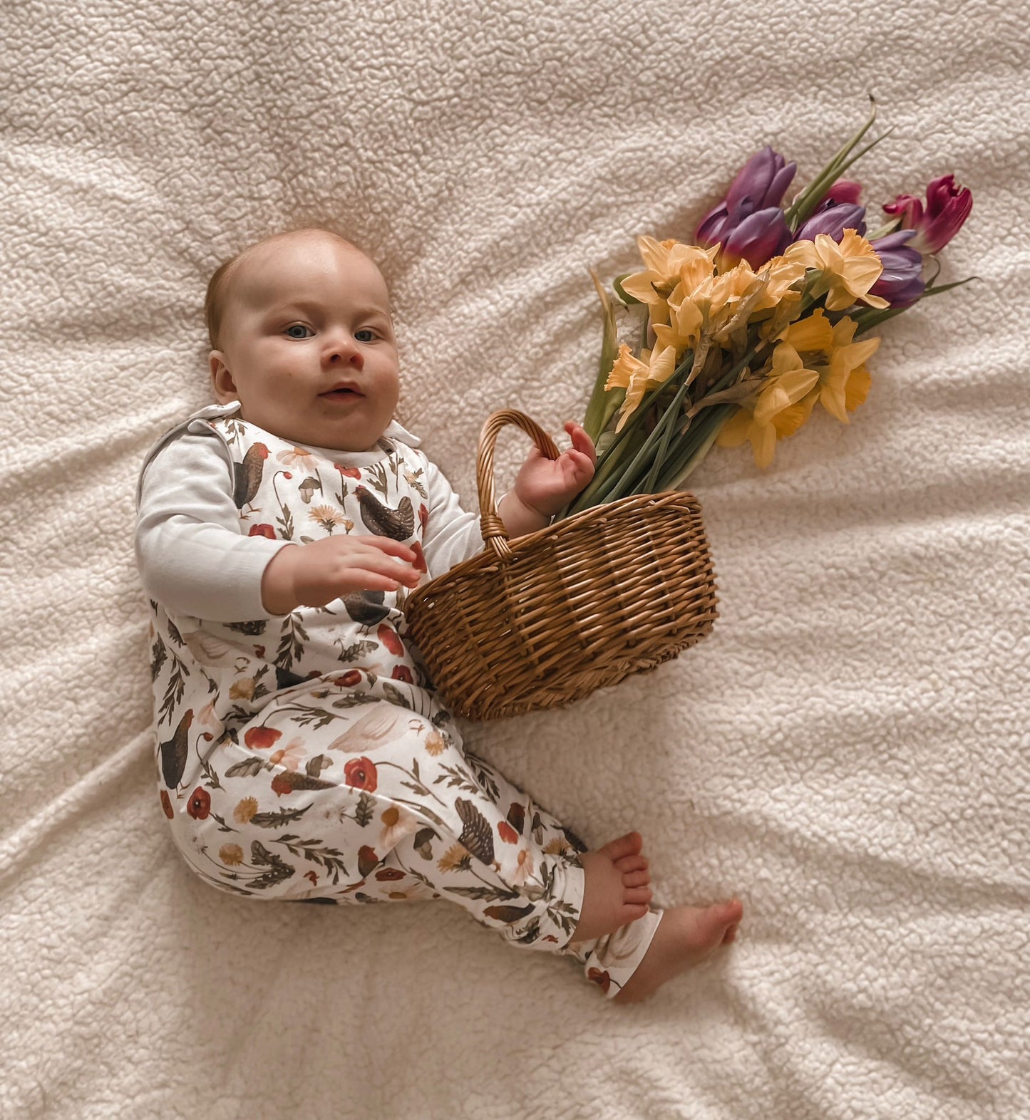 Garden Chickens Romper