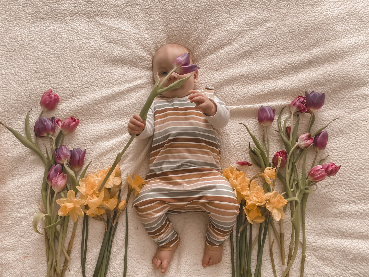 Retro Stripes Romper