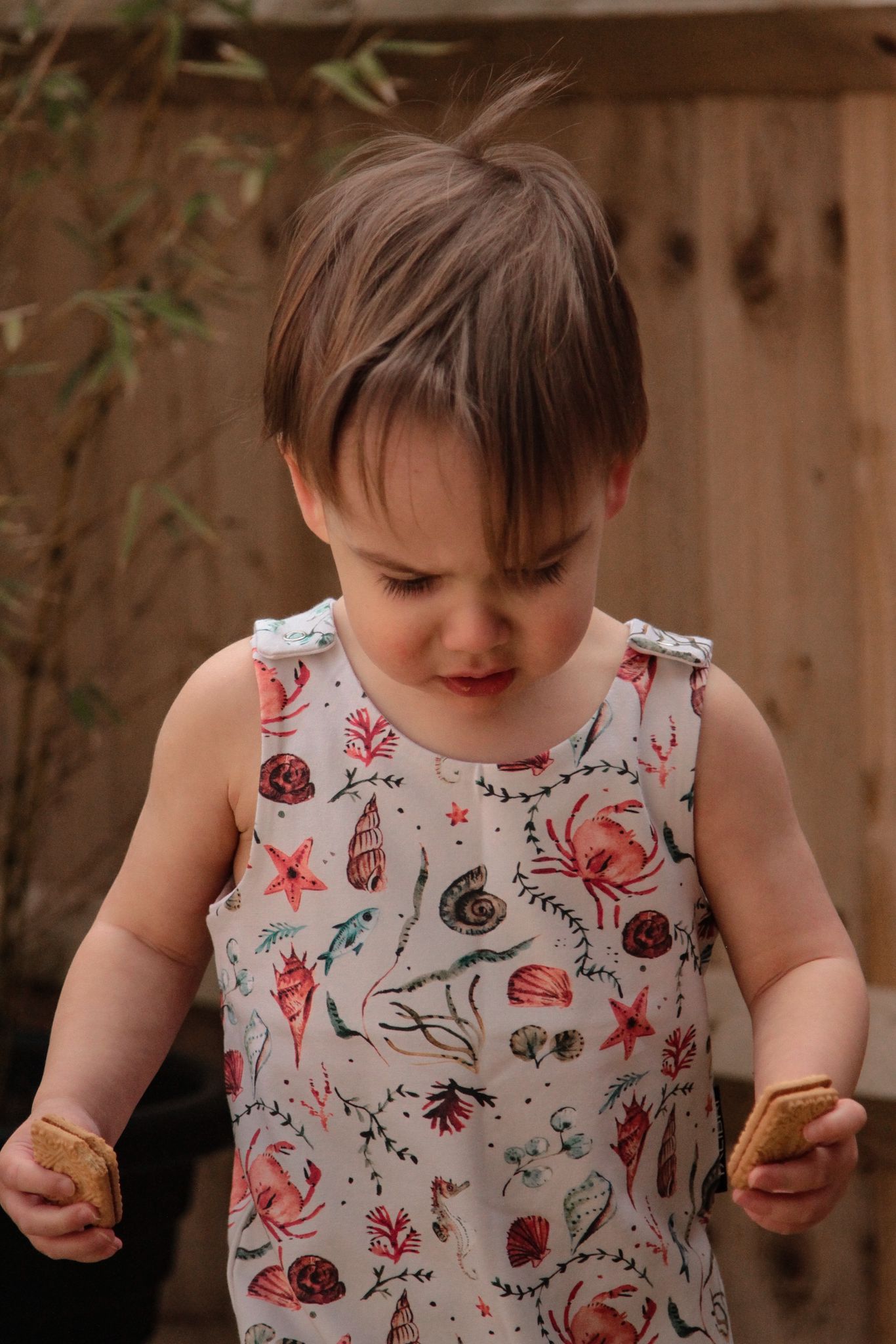 Under The Sea Shorts Romper