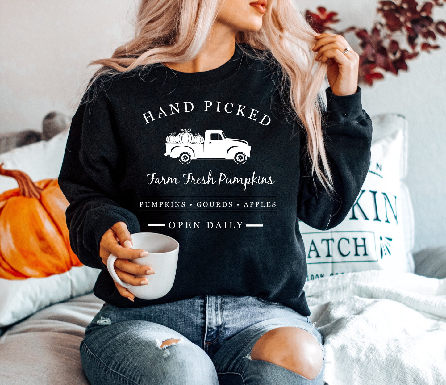 Farm Fresh Pumpkins Sweatshirt