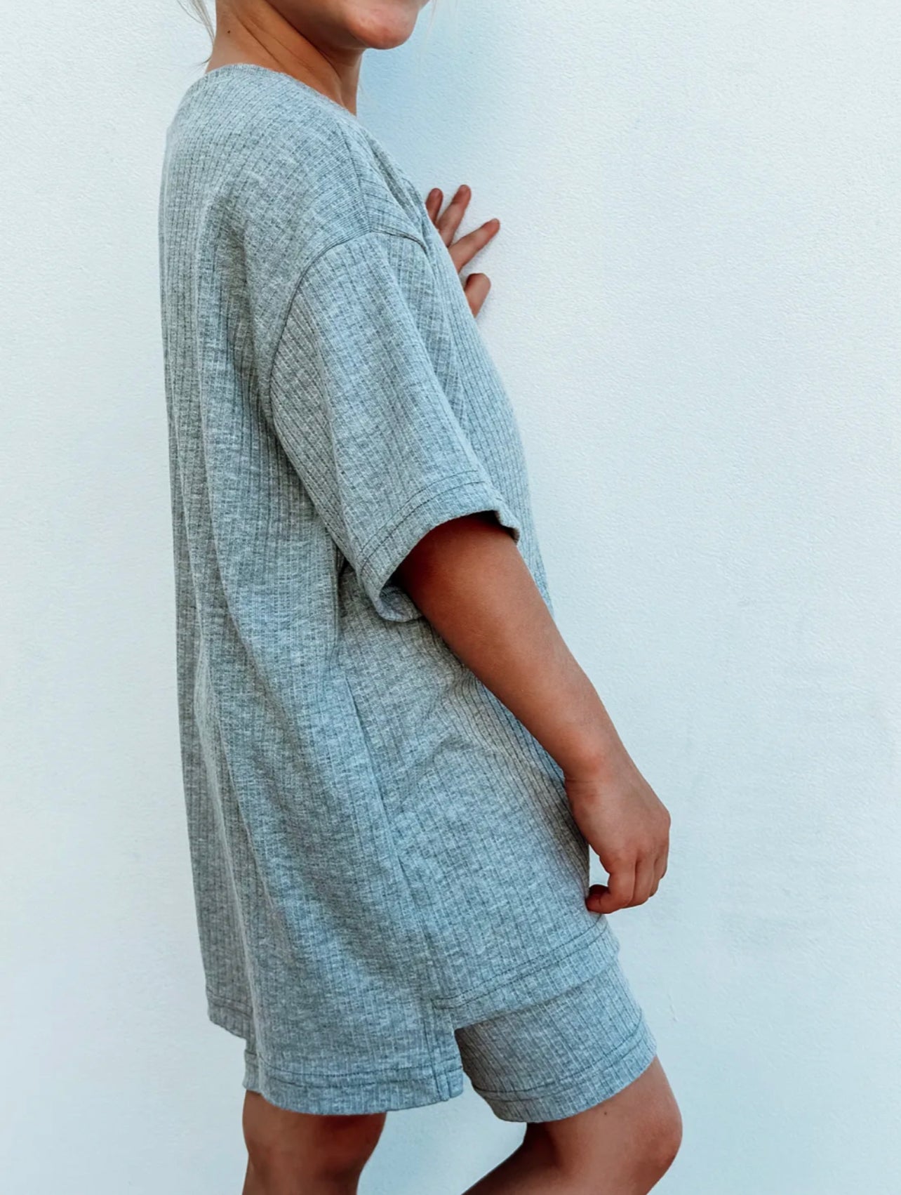 Ribbed Oversize T-shirt