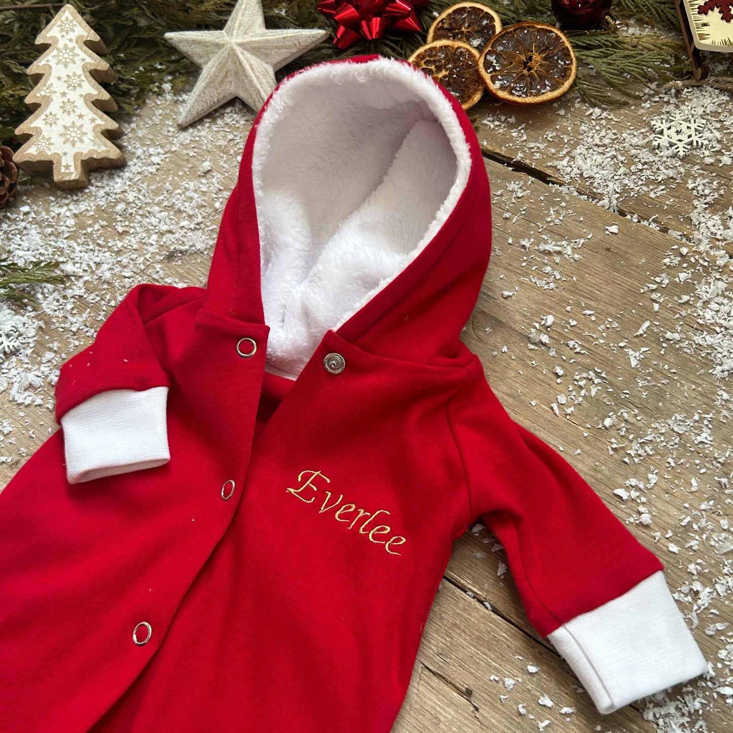 Santa personalised romper