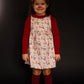 Vintage Santa Pinafore Dress