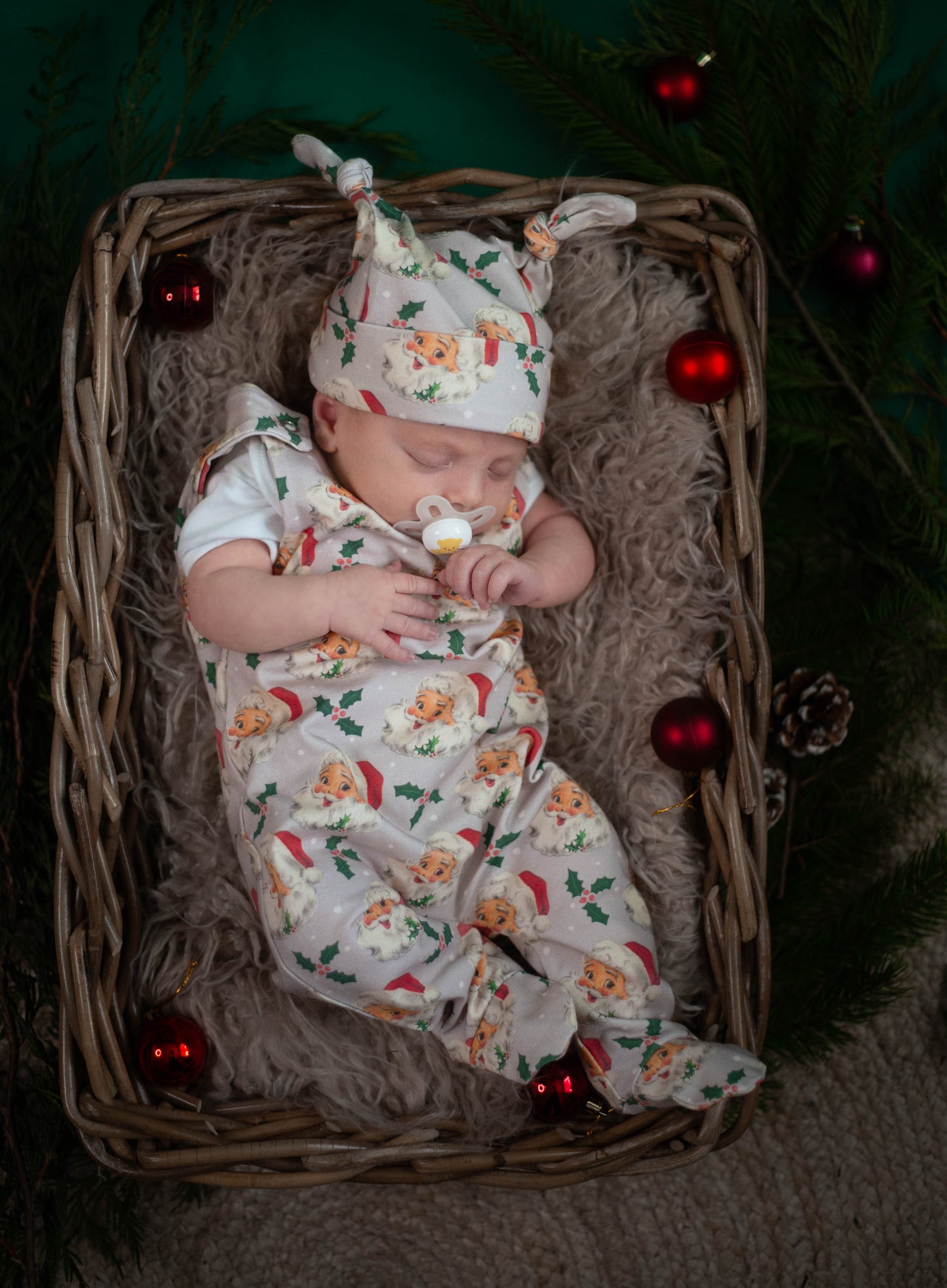 Vintage Santa Knotted Hats