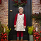 Mistletoe Pinafore Dress