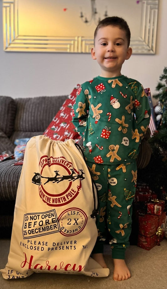 Printed Santa Sack