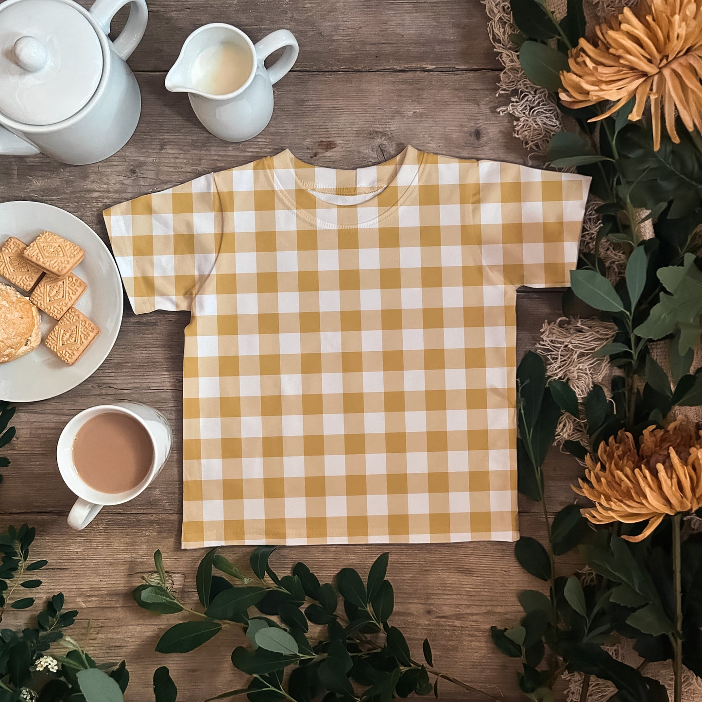 Yellow Plaid T-shirt