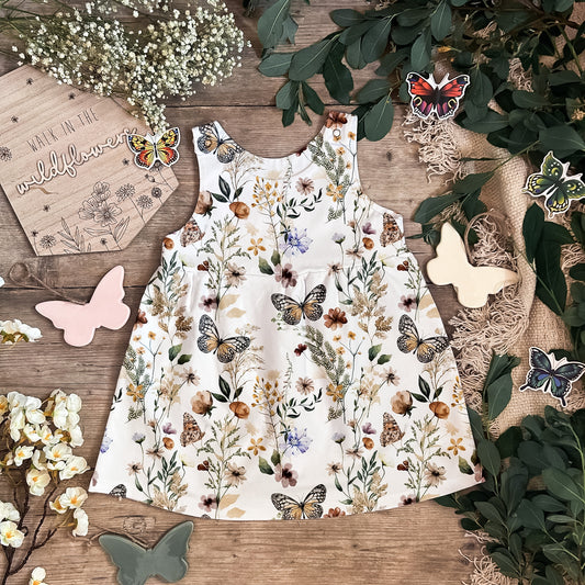 Summer Meadow Pinafore Dress