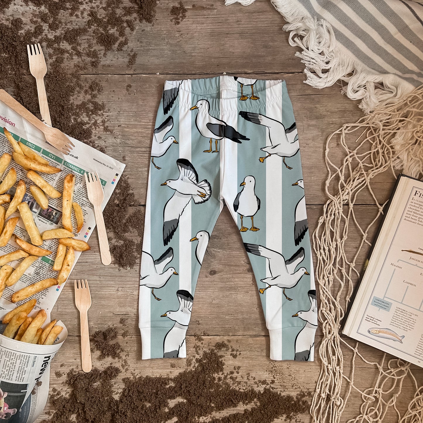 Seaside Seagulls Leggings