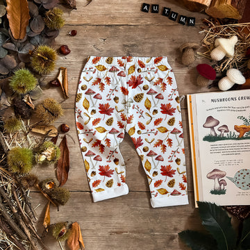 Autumn Leaves Cropped Leggings