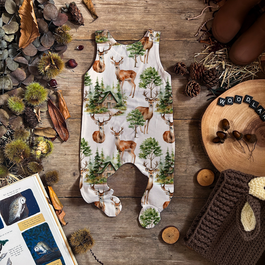 Mountain Lodge Footed Romper