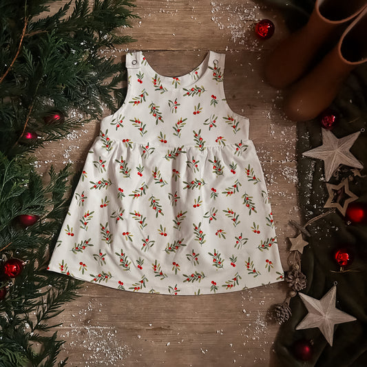 Mistletoe Pinafore Dress