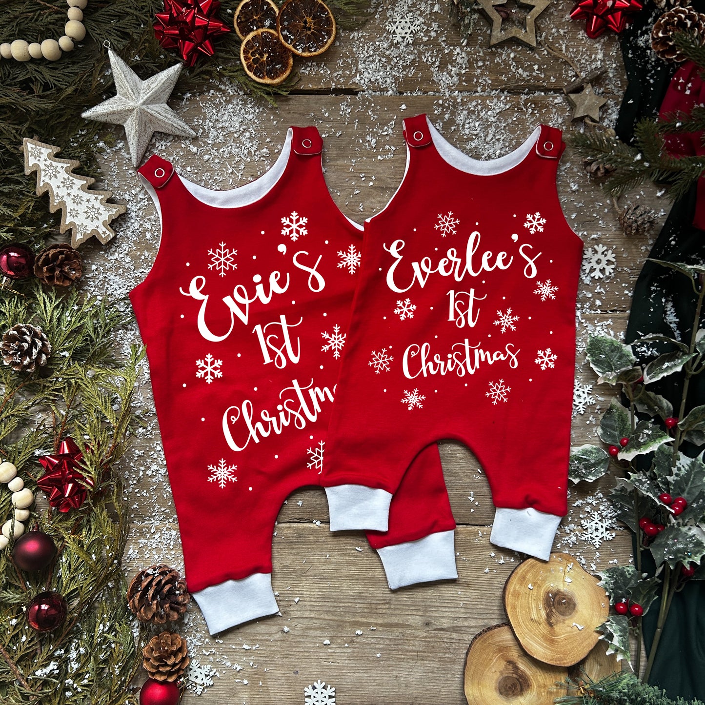 First Christmas Romper