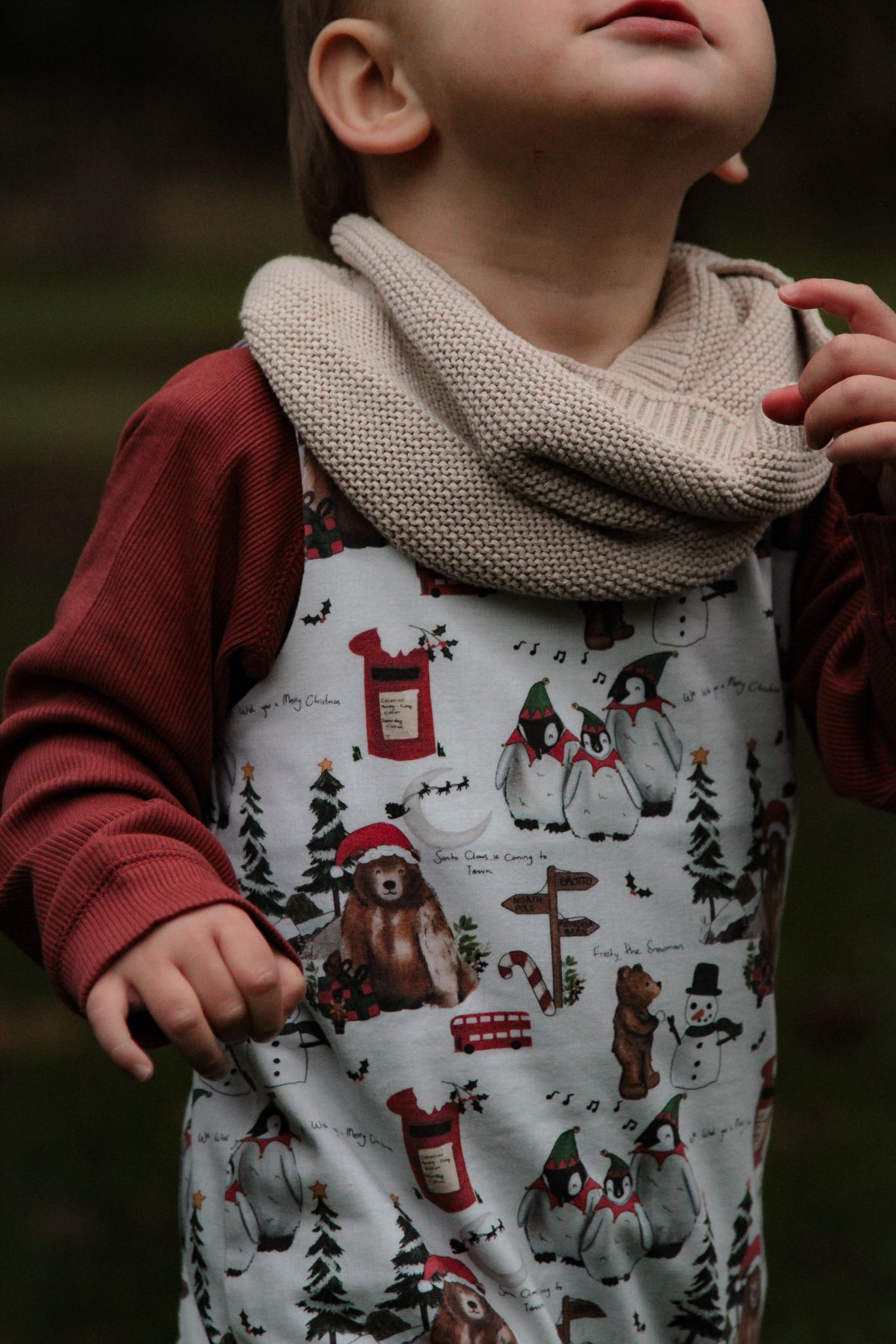 Christmas Penguin Romper