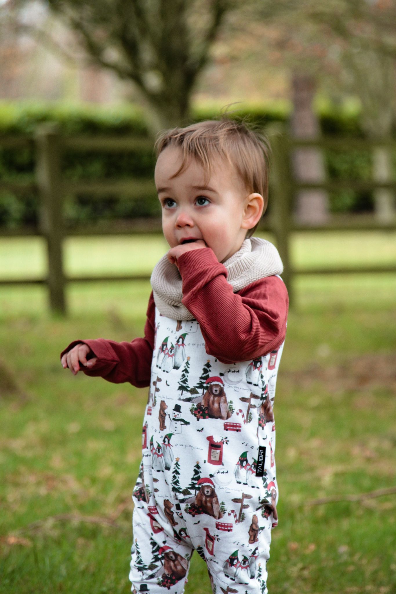 Christmas Penguin Romper